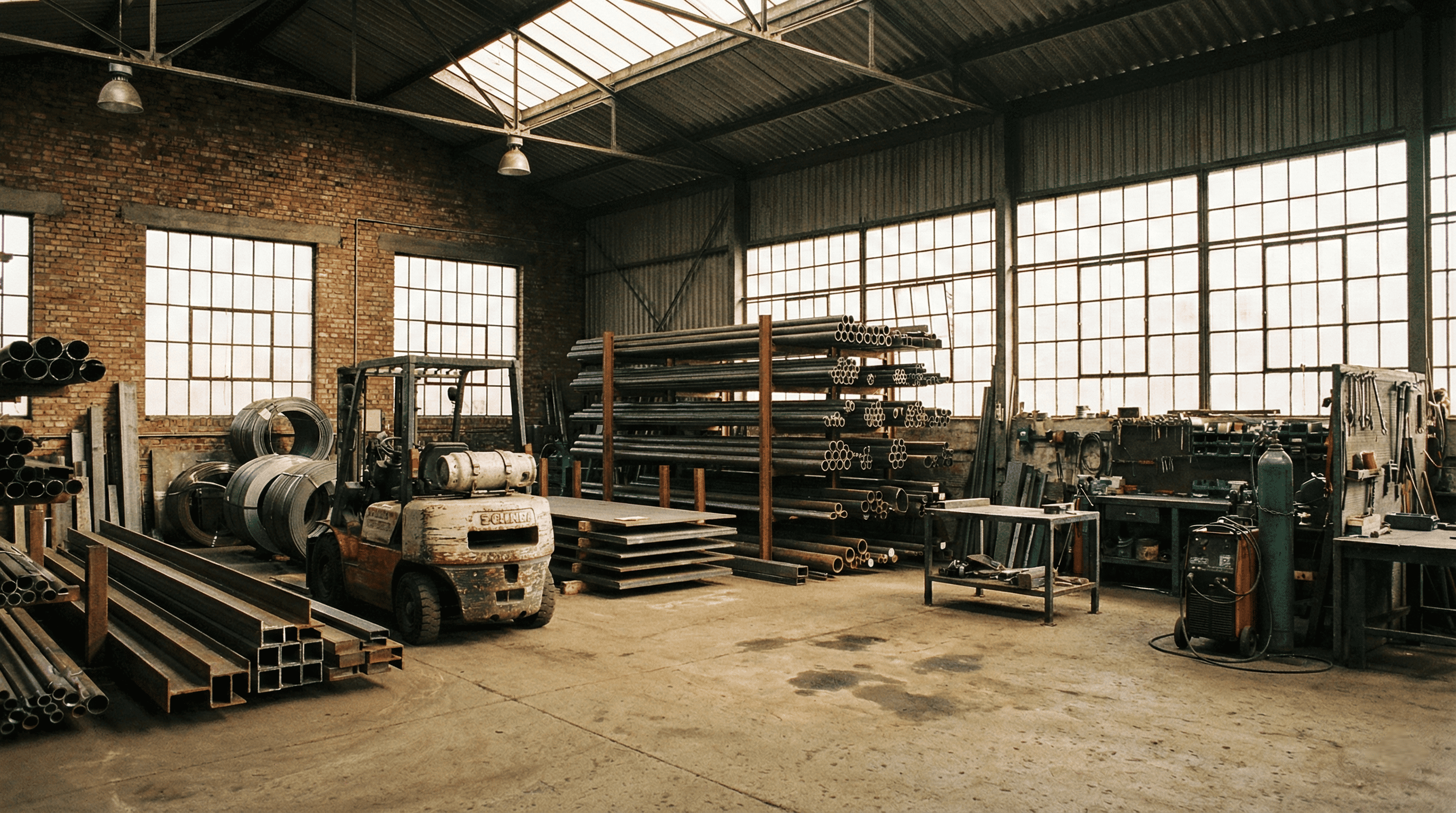 Steel Factory Interior